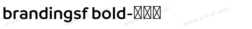 brandingsf bold字体转换
